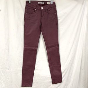 Burgundy women pants